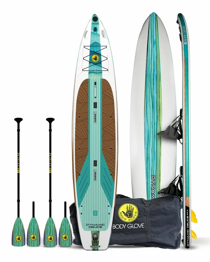 Body Glove Inflatable Kayaks Dynamic Deuce 15039 Inflatable Combo Paddle Board Kayak 8211 BlueGreen 8211 Boards Body Glove Inflatable Kayaks Dynamic Deuce 15039 Inflatable Combo Paddle Board Kayak 8211 BlueGreen 8211 Boards