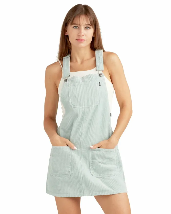 Body Glove New Arrivals Daydreamer Corduroy Overall Dress 8211 Aqua Corduroy 8211 Women Body Glove New Arrivals Daydreamer Corduroy Overall Dress 8211 Aqua Corduroy 8211 Women