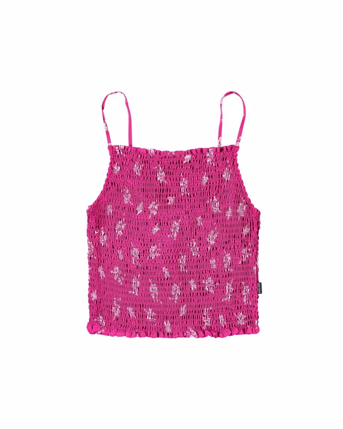 Body Glove New Arrivals Daydreamer Smocked Fitted TankTop 8211 Fuchsia 8211 Women