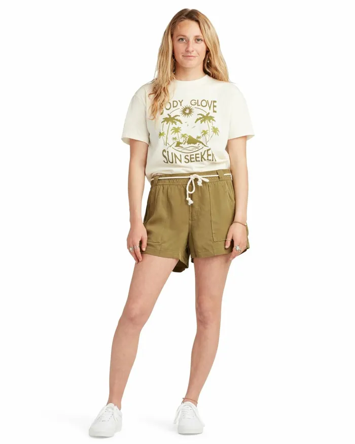 Body Glove New Arrivals Takin039 It Easy MidRise Short 8211 Fern 8211 Women