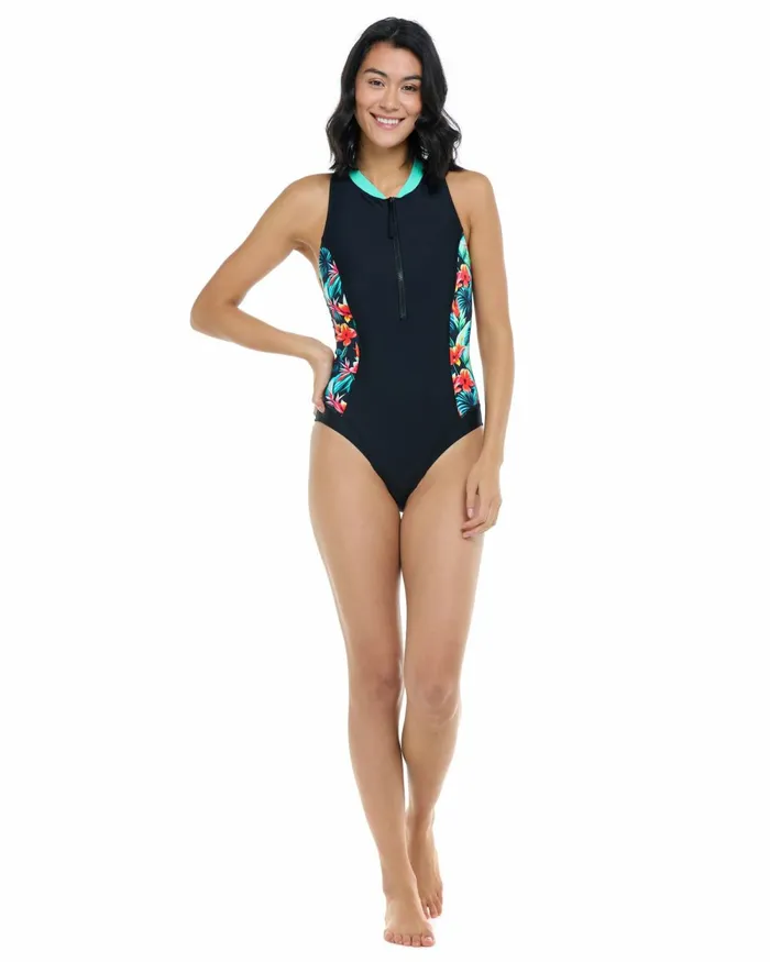 Body Glove OnePieces Colola Edith OnePiece Swimsuit 8211 Colola Black 8211 Women