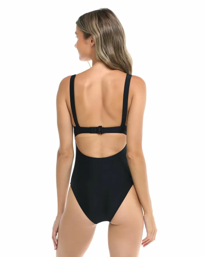 Body Glove OnePieces Smoothies Eli OnePiece Swimsuit 8211 Black 8211 Women
