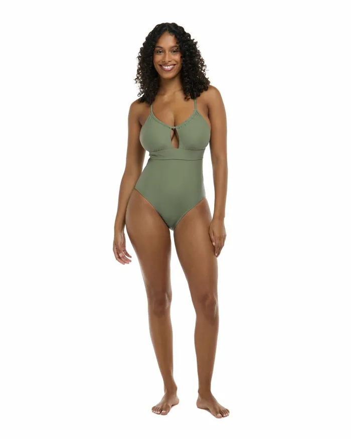 Body Glove OnePieces Smoothies Jessica OnePiece Tank DDD Cup 8211 Cactus 8211 Women