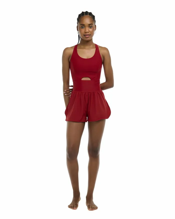Body Glove OnePieces Smoothies Mabel OnePiece Runsie 8211 Cranberry 8211 Women