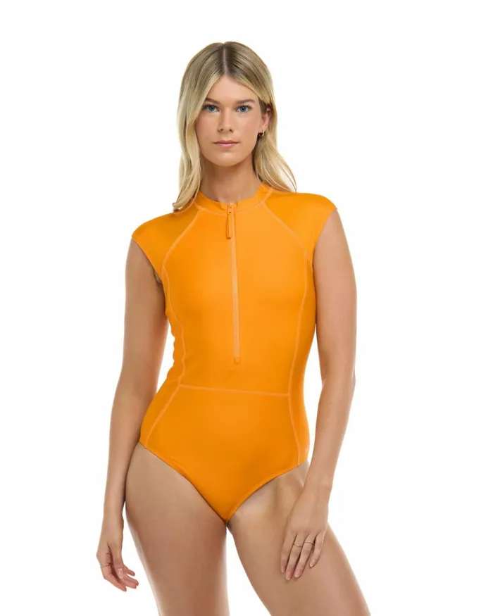 Body Glove OnePieces Smoothies Manny OnePiece Swimsuit 8211 Apricot 8211 Women