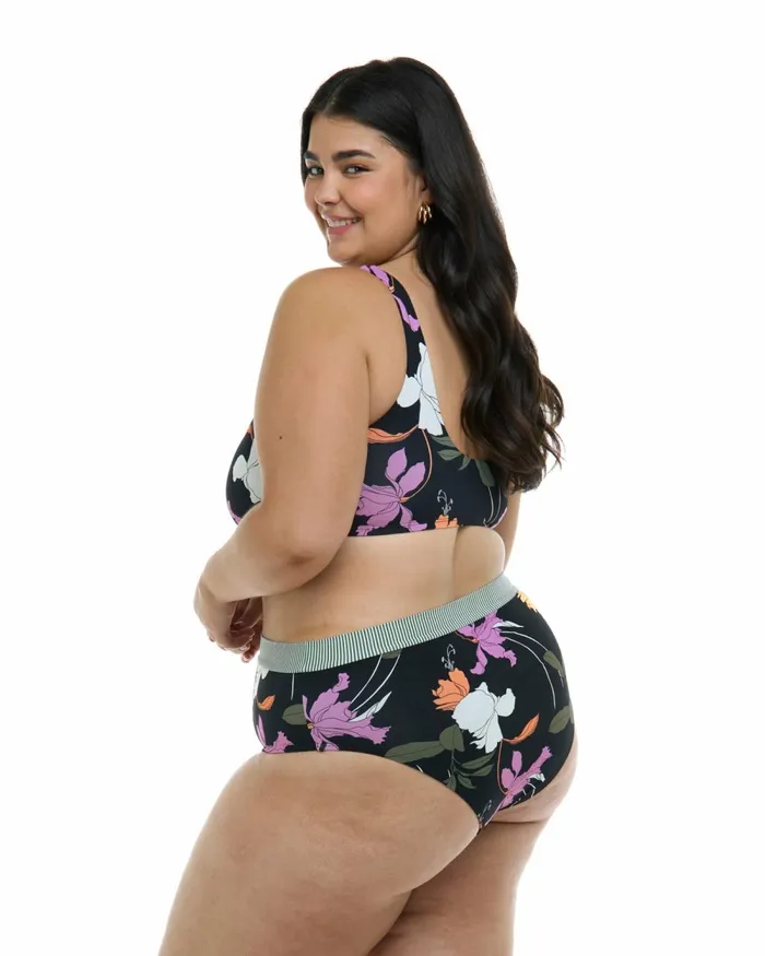 Body Glove Plus Size Swimwear Dreamy Marlee Plus Size HighWaist Bikini Bottom 8211 Black Dreamy 8211 Women