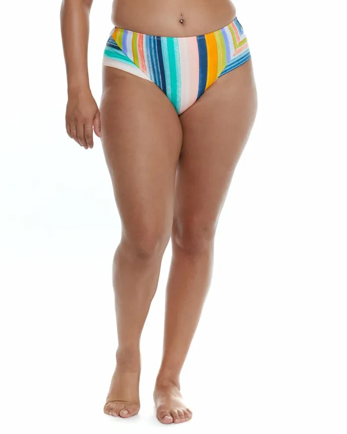 Body Glove Plus Size Swimwear Havana Nights Plus Size Coco HighWaist Bikini Bottom 8211 Combo Multi 8211 Women