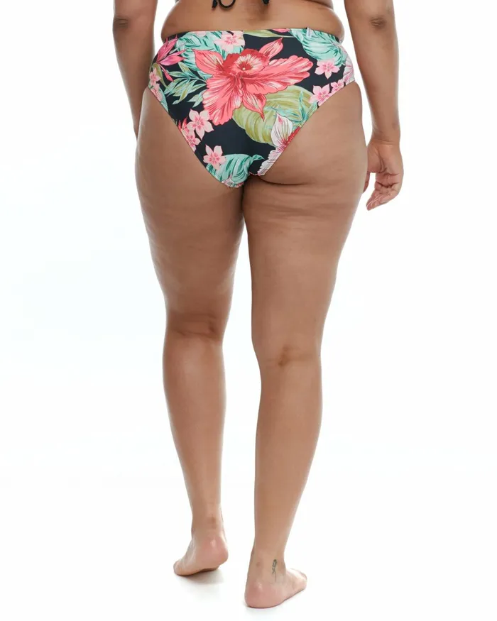 Body Glove Plus Size Swimwear Isla Foca Plus Size Retro HighWaist Swim Bottoms 8211 Black 8211 Women