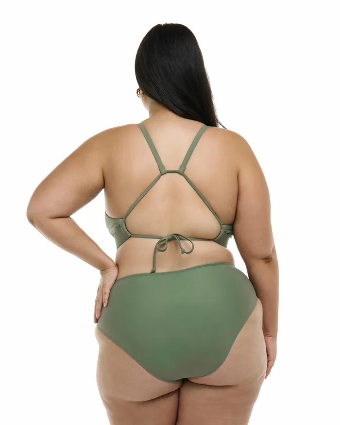 Body Glove Plus Size Swimwear Smoothies Drew Plus Size Fixed Triangle Bikini Top 8211 Cactus 8211 Women