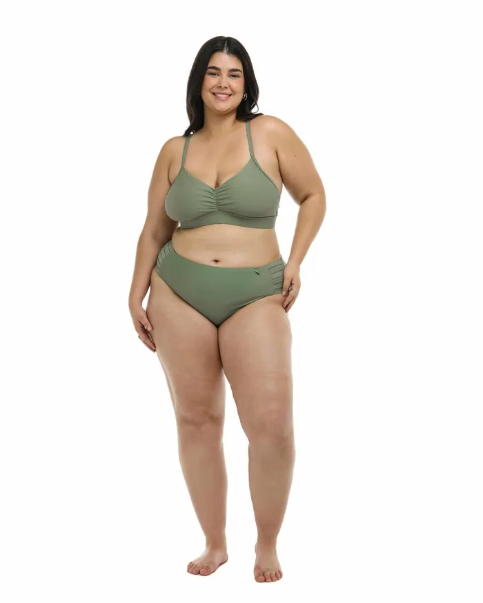 Body Glove Plus Size Swimwear Smoothies Drew Plus Size Fixed Triangle Bikini Top 8211 Cactus 8211 Women