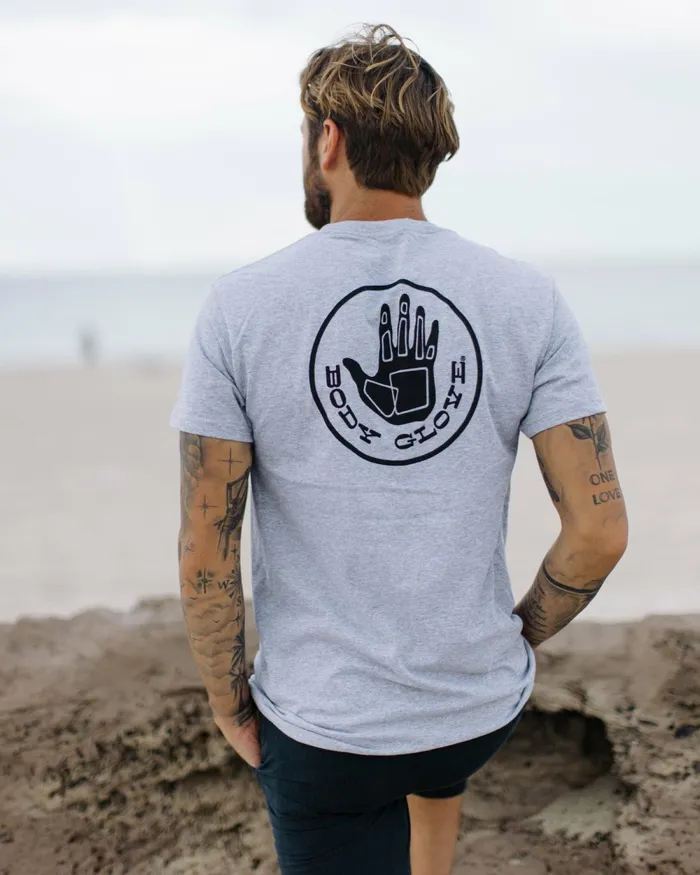 Body Glove TShirts Heritage ShortSleeved TShirt 8211 Heather Grey 8211 Men