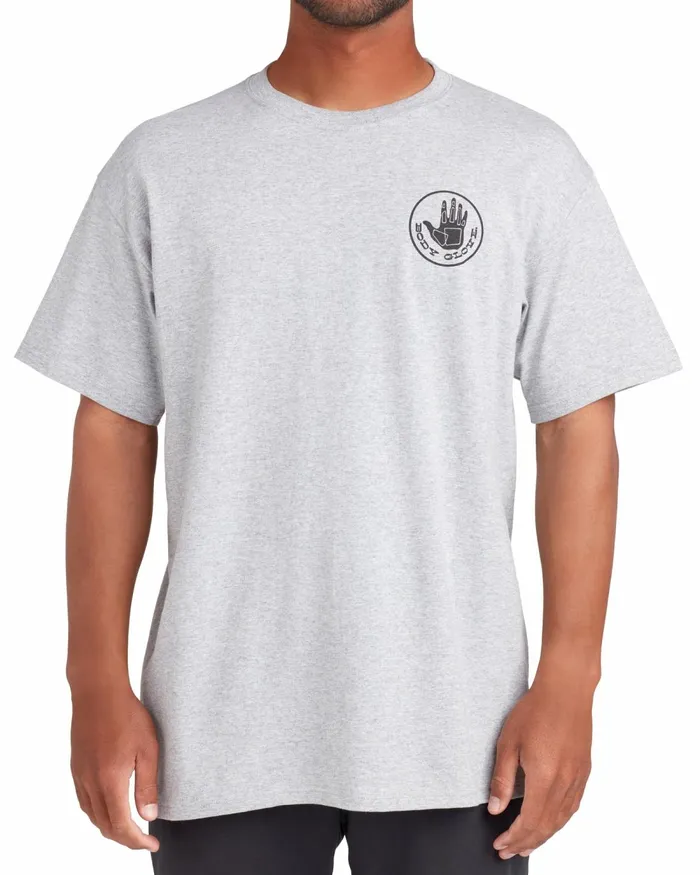 Body Glove TShirts Heritage ShortSleeved TShirt 8211 Heather Grey 8211 Men
