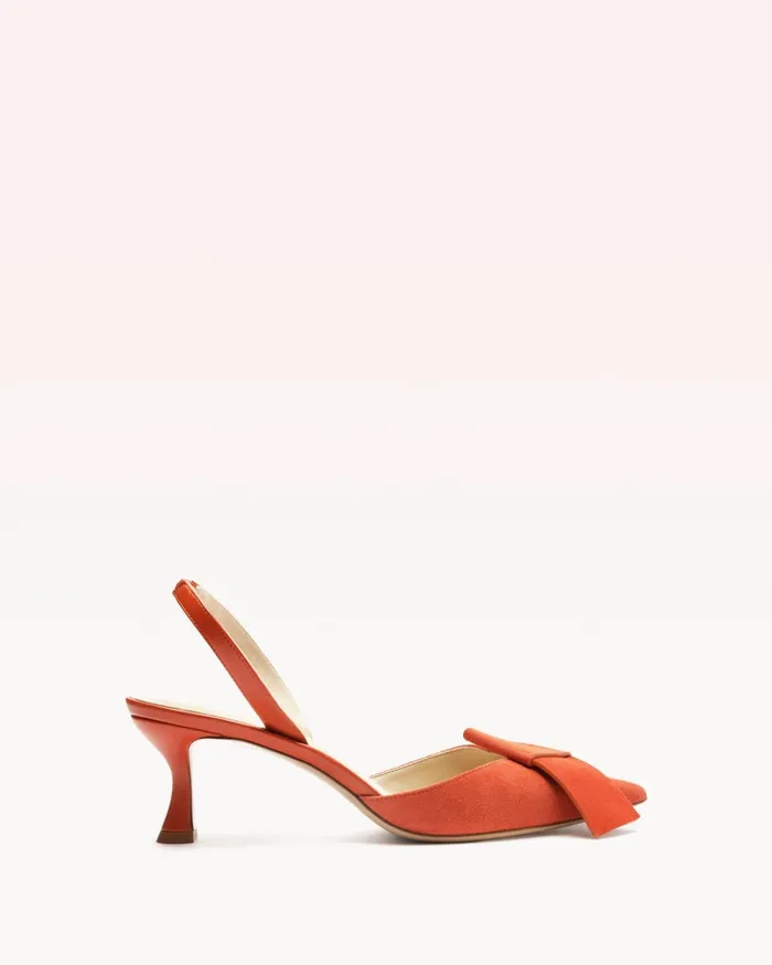 Bonny 60 Suede Terracota Terracota Women Alexandre Birman Pumps
