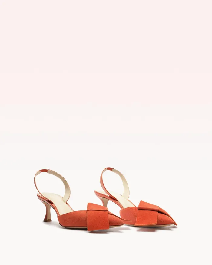 Bonny 60 Suede Terracota Terracota Women Alexandre Birman Pumps