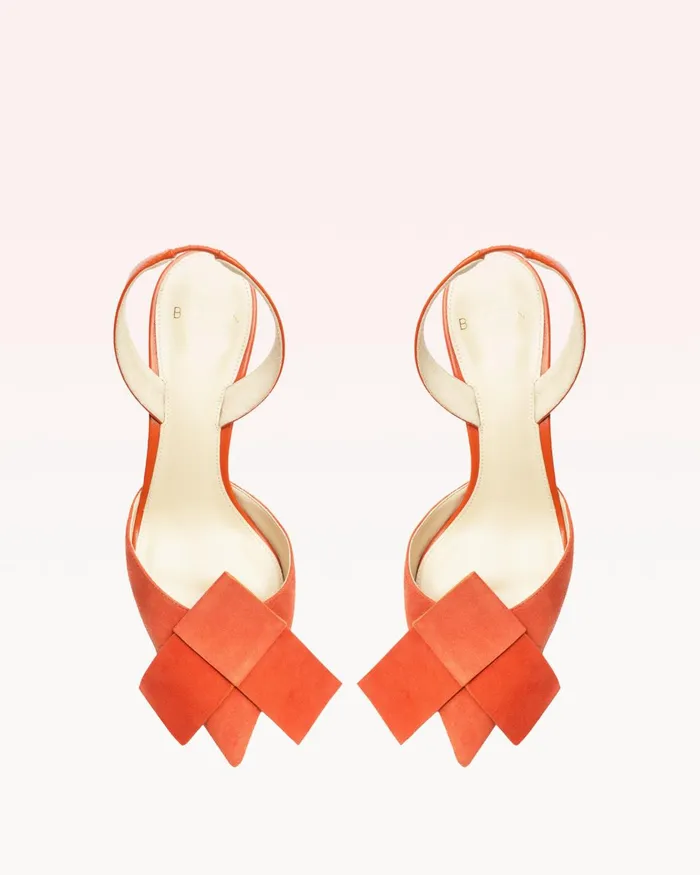 Bonny 60 Suede Terracota Terracota Women Alexandre Birman Pumps