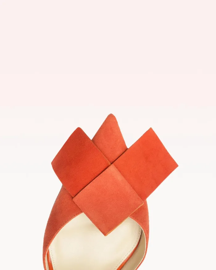 Bonny 60 Suede Terracota Terracota Women Alexandre Birman Pumps