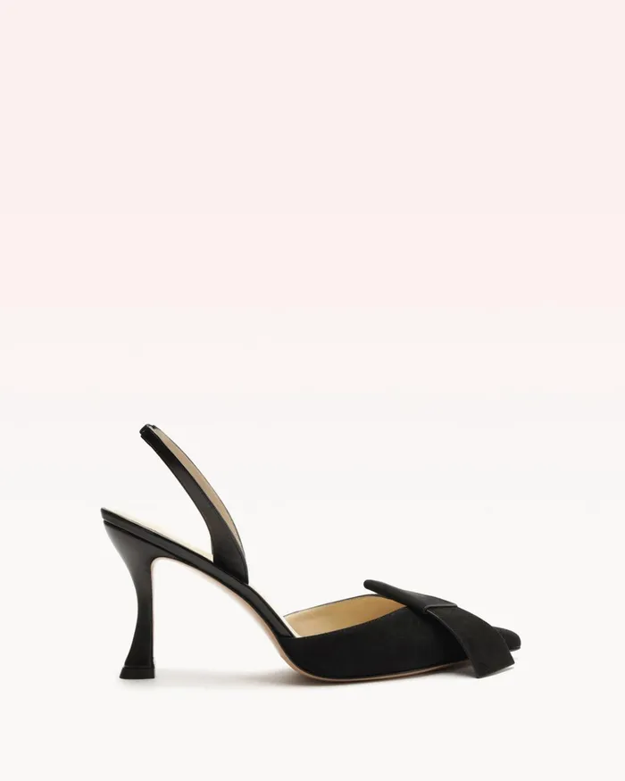 Bonny 85 Suede Black Black Women Alexandre Birman Pumps