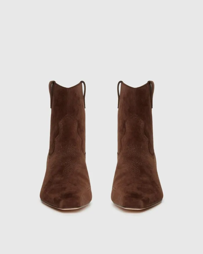 Boots Women PAIGE Adelyn Boot 8211 Chocolate Suede Boots Women PAIGE Adelyn Boot 8211 Chocolate Suede