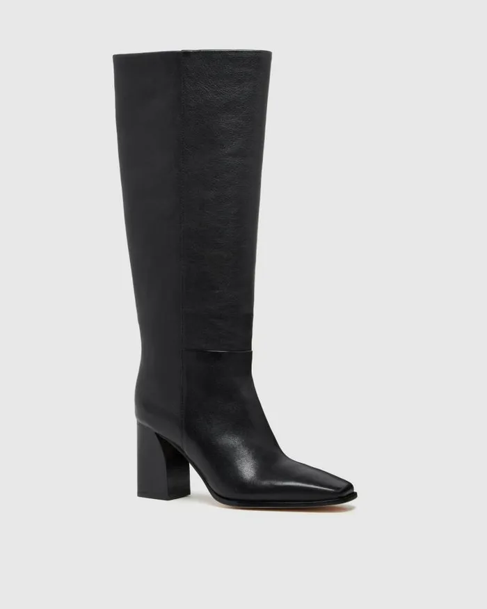 Boots Women PAIGE Faye Boot 8211 Black Leather Boots Women PAIGE Faye Boot 8211 Black Leather