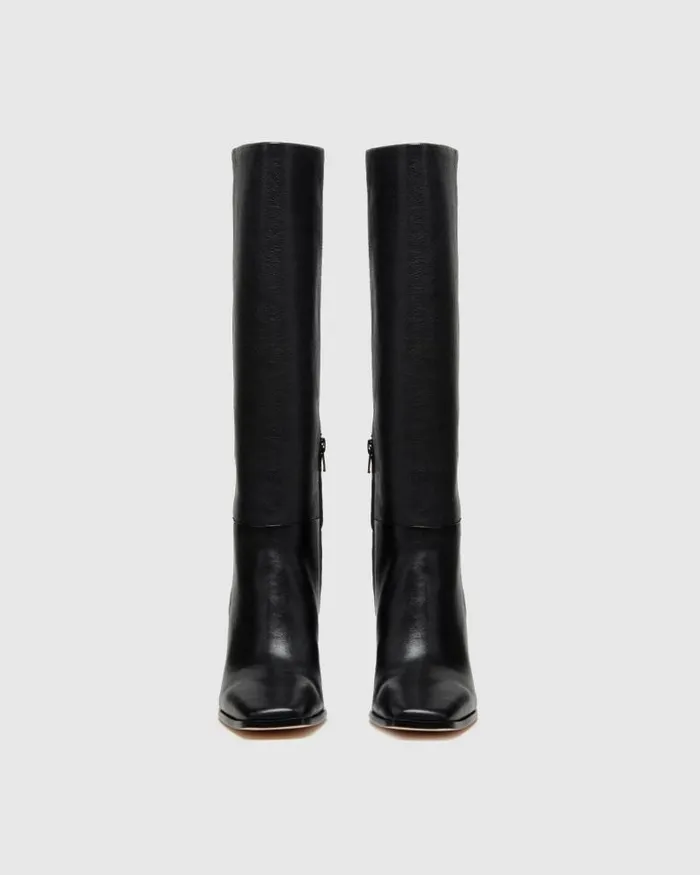 Boots Women PAIGE Faye Boot 8211 Black Leather Boots Women PAIGE Faye Boot 8211 Black Leather