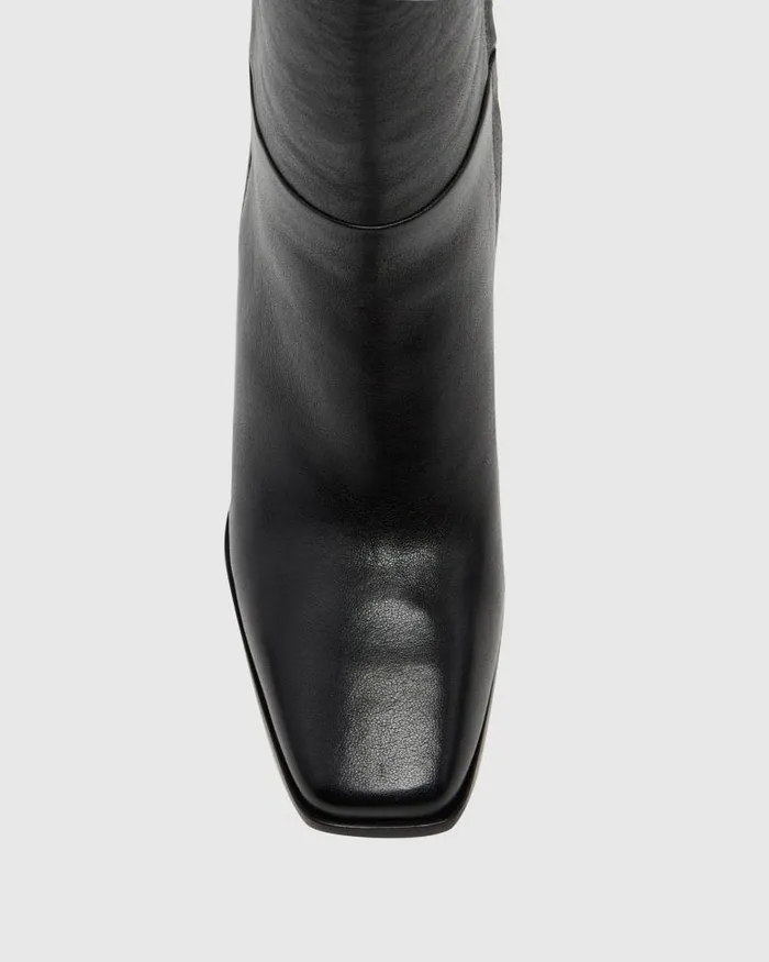 Boots Women PAIGE Faye Boot 8211 Black Leather Boots Women PAIGE Faye Boot 8211 Black Leather