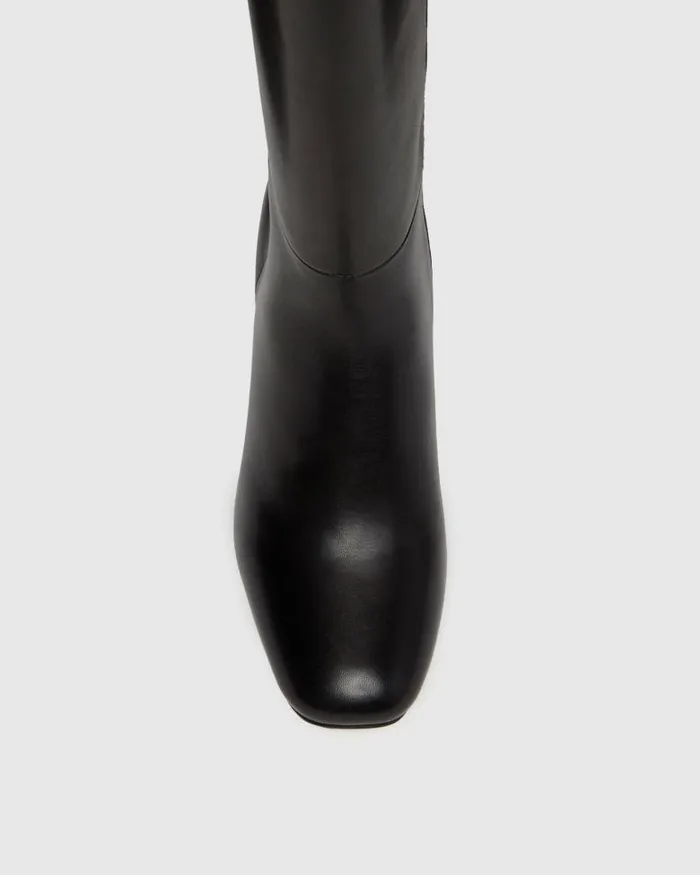 Boots Women PAIGE Katy Tall Boot 8211 Black Leather Boots Women PAIGE Katy Tall Boot 8211 Black Leather