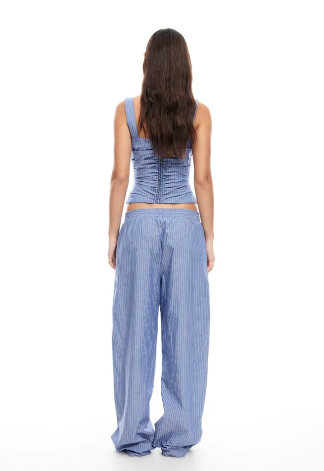 Bottoms Women Lioness Fashion COBAIN PANT Navy Stripe