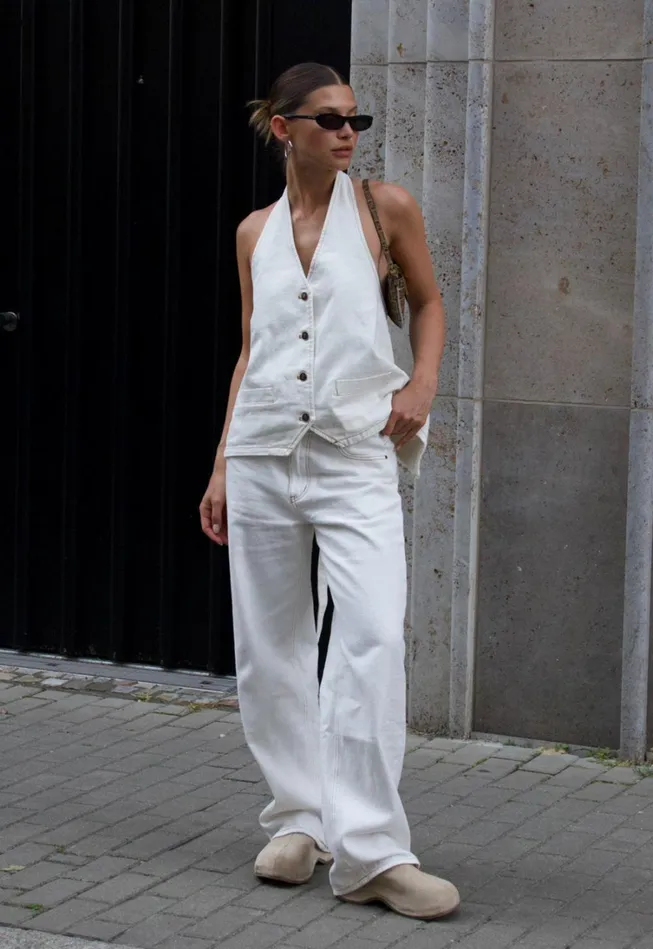 Bottoms Women Lioness Fashion TOP MODEL JEAN Porcelain