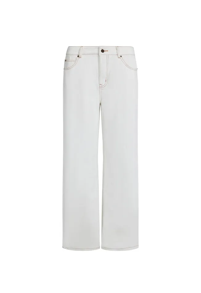 Bottoms Women Lioness Fashion TOP MODEL JEAN Porcelain