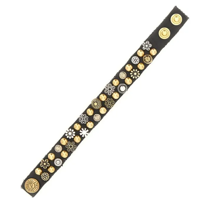 Bracelets WomenMen Campomaggi Kura Black Bracelets WomenMen Campomaggi Kura Black