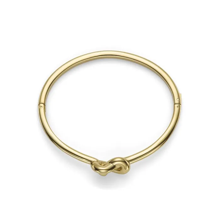Bracelets Women Olivia Burton Lovers Knot Gold Plated Bangle