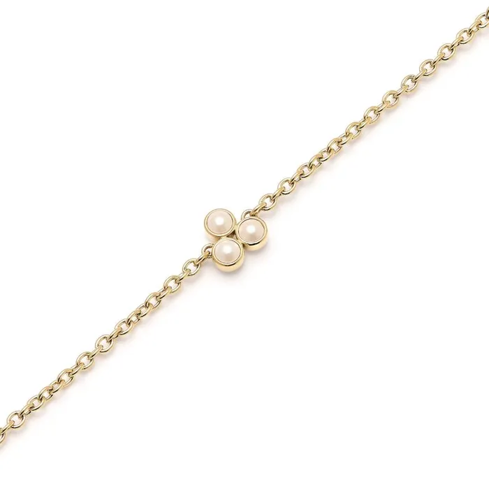 Bracelets Women Olivia Burton Pearl Cluster Gold Bracelet