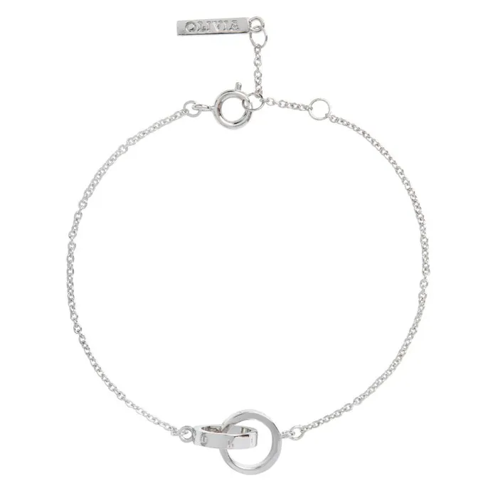 Bracelets Women Olivia Burton Silver Interlink Bracelet