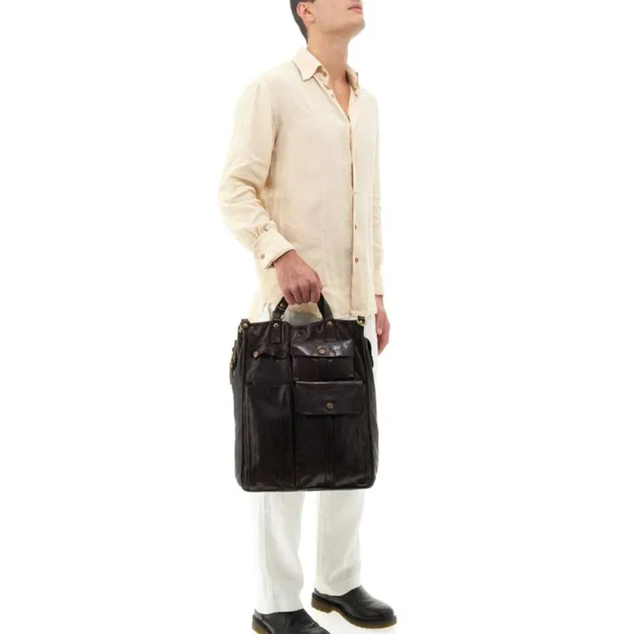 Business Bags WomenMen Campomaggi Tokio Brown Business Bags WomenMen Campomaggi Tokio Brown