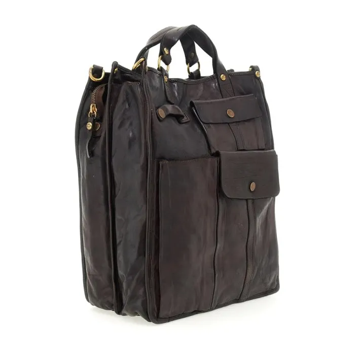 Business Bags WomenMen Campomaggi Tokio Brown Business Bags WomenMen Campomaggi Tokio Brown