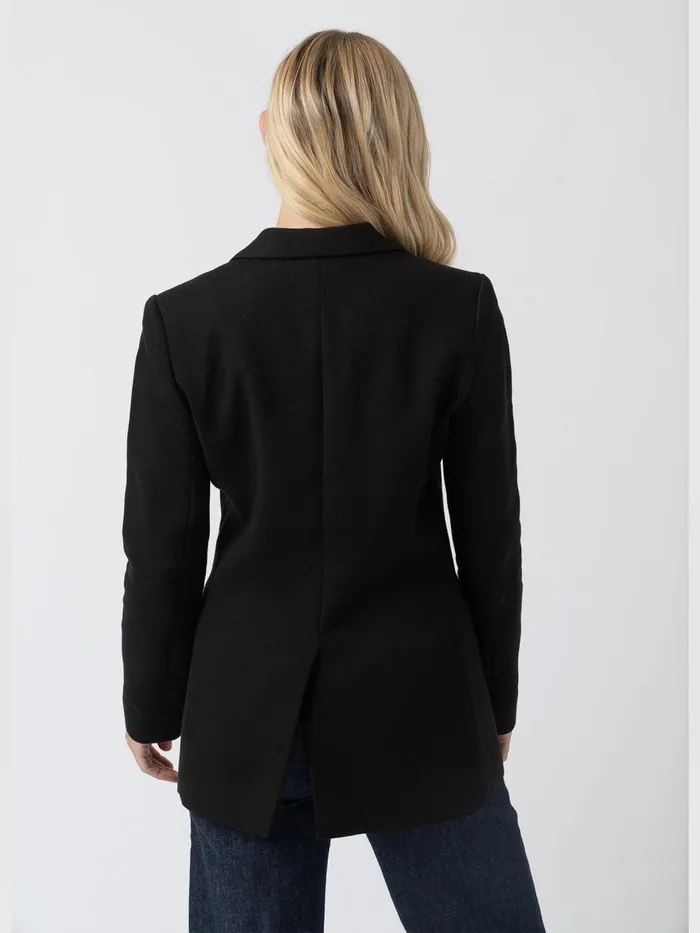 Cambridge Blazer Crepe 8211 Black Black Women Saint And Sofia Blazers