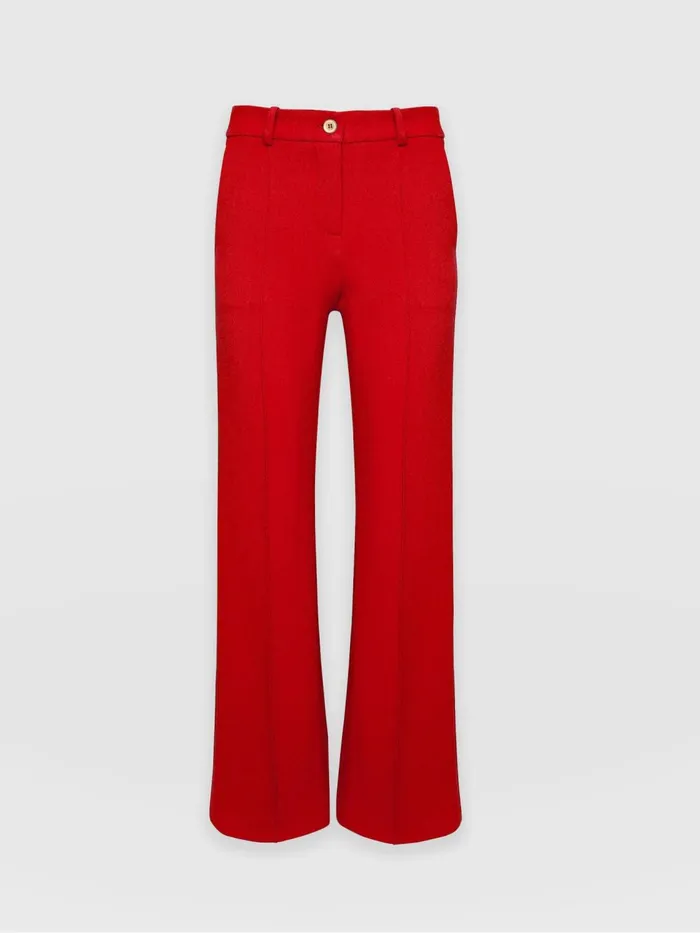 Cambridge Tailored Wide Leg Pant 8211 Red Red Women Saint And Sofia Pants