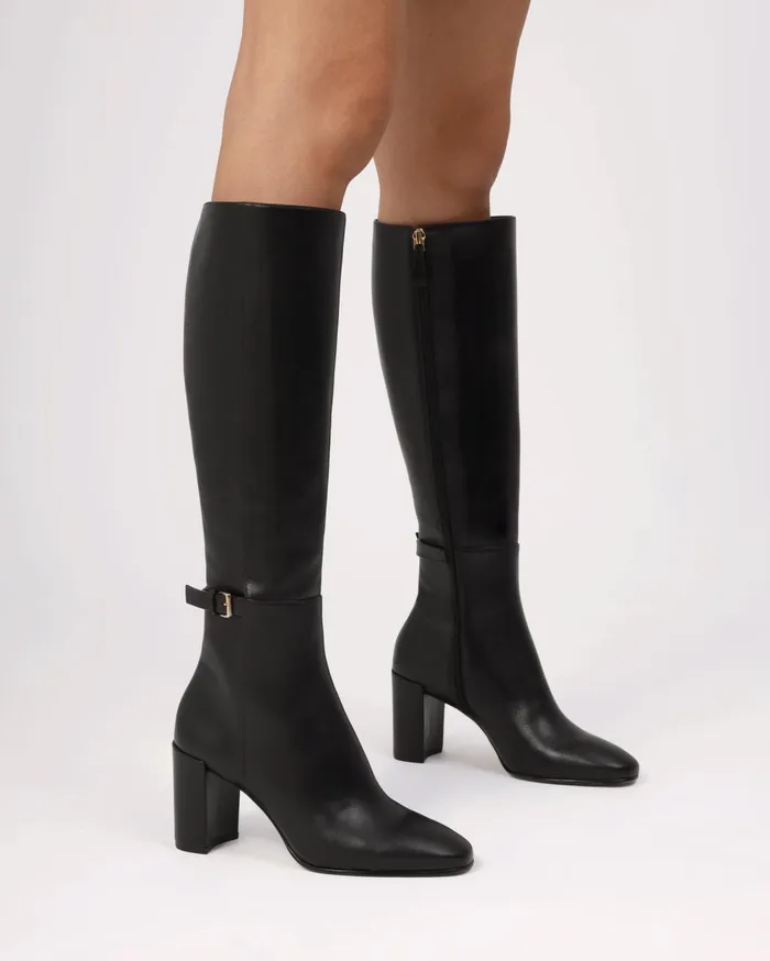 Candance Tall Boot 8211 Luxury Leather Boots 8211 Black KneeHigh Boots Alexandre Birman Black Women Alexandre Birman Boots