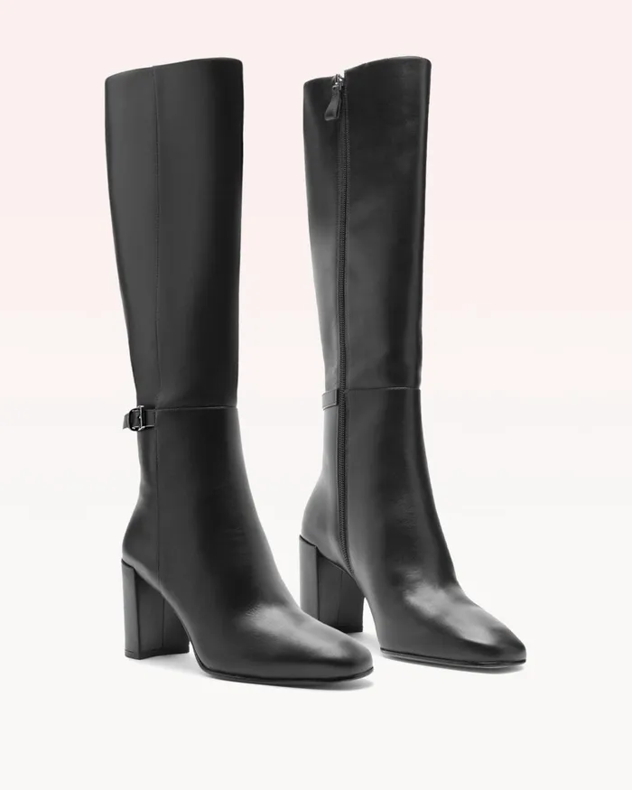 Candance Tall Boot 8211 Luxury Leather Boots 8211 Black KneeHigh Boots Alexandre Birman Black Women Alexandre Birman Boots