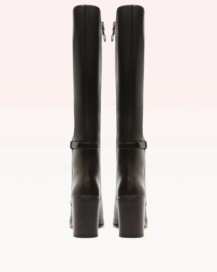 Candance Tall Boot 8211 Luxury Leather Boots 8211 Brown KneeHigh Boots Alexandre Birman Dark Brown Women Alexandre Birman Boots