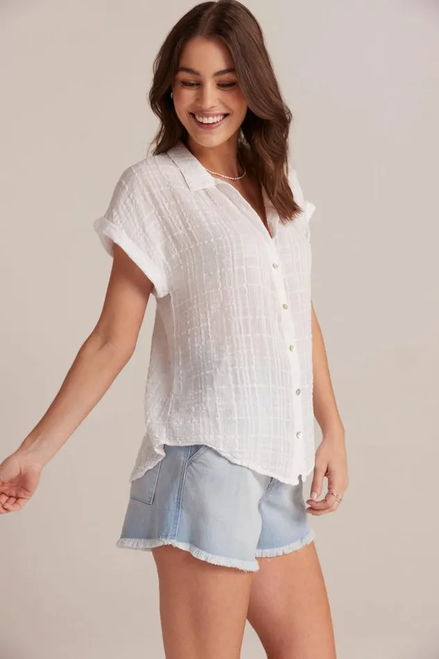 Cap Sleeve Button Down 8211 White Women Bella Dahl Short Sleeve Cap Sleeve Button Down 8211 White Women Bella Dahl Short Sleeve