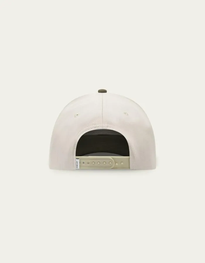CapsHats Men Les Deux Baseball Cap Contrast Suede II 8211 Light Desert SandForest Green