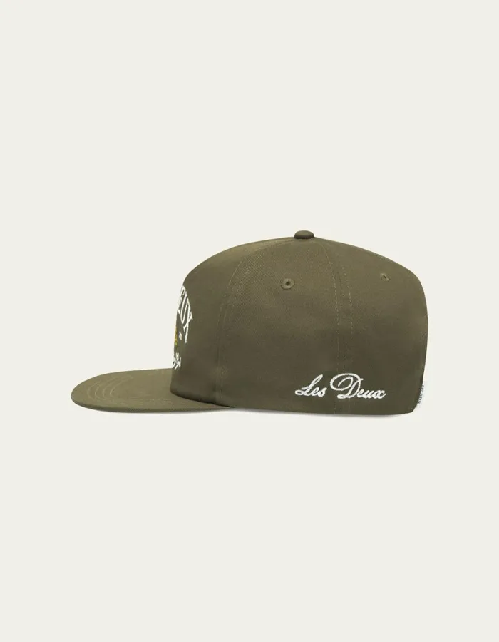 CapsHats Men Les Deux Ivy League Cap 8211 Olive Night