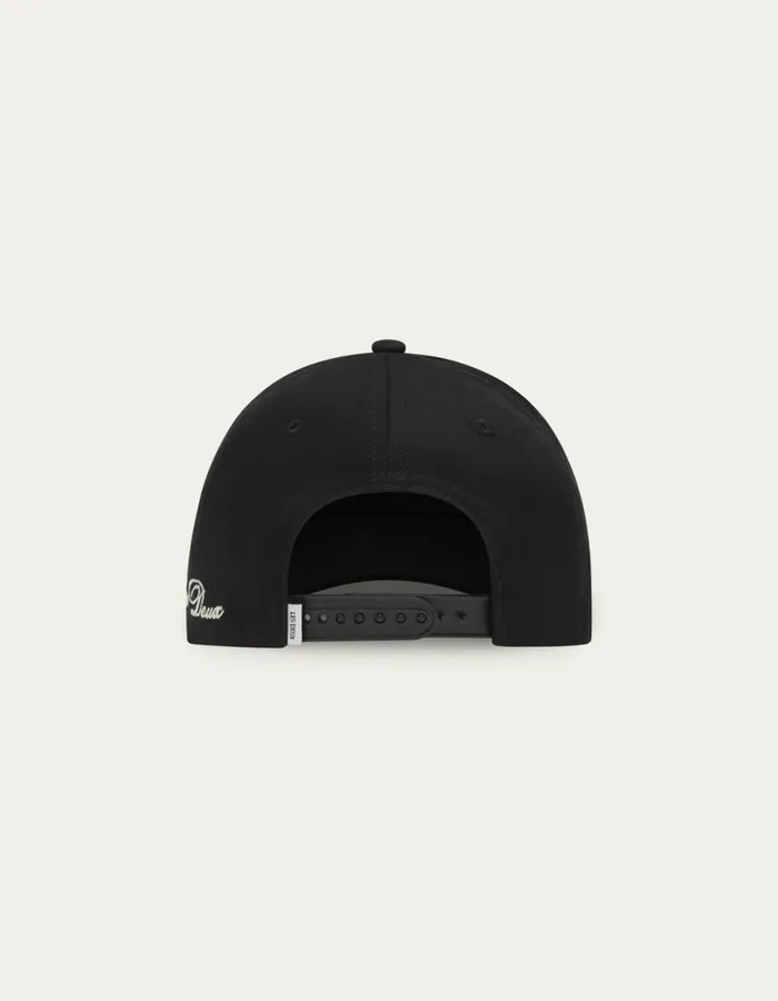 CapsHats Men Les Deux Les Deux Flower Baseball Cap 8211 BlackBlack