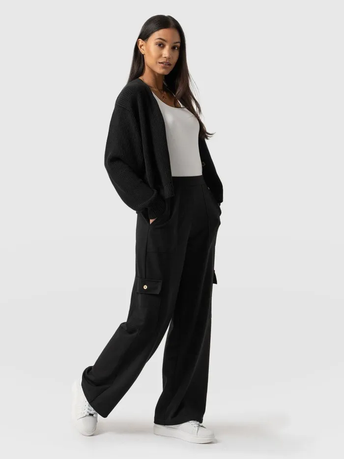 Cargo Chelsea Wide Leg Pant 8211 Black Black Women Saint And Sofia Pants