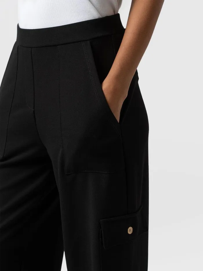 Cargo Chelsea Wide Leg Pant 8211 Black Black Women Saint And Sofia Pants