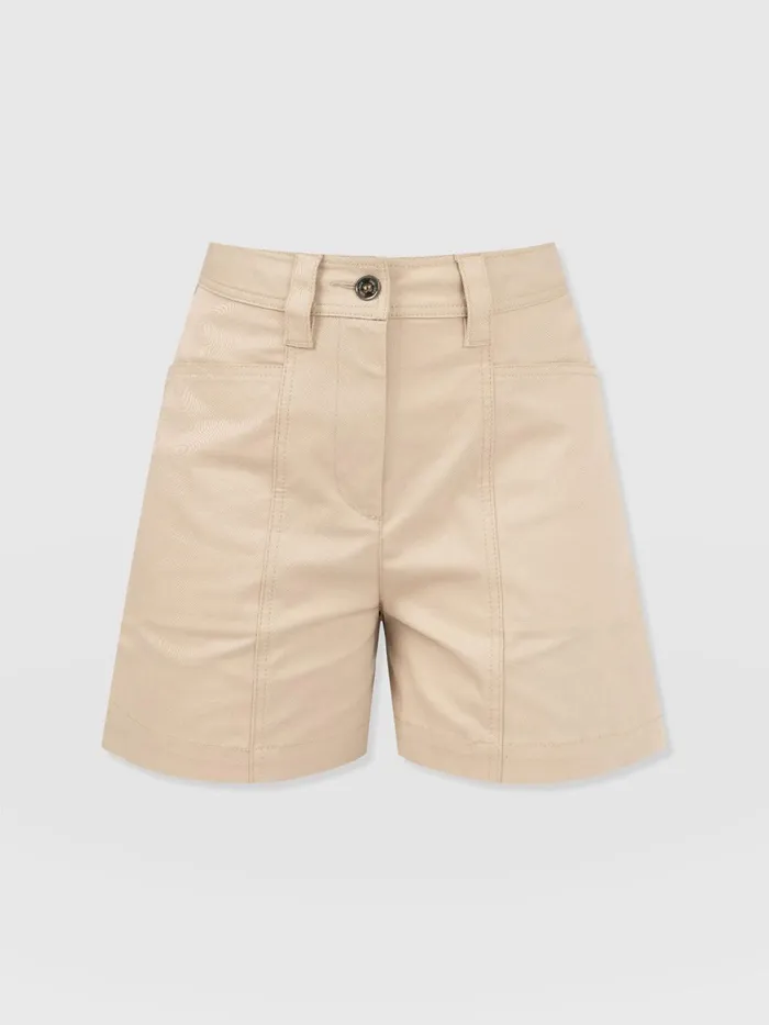 Cargo Short 8211 Beige Beige Women Saint And Sofia Shorts