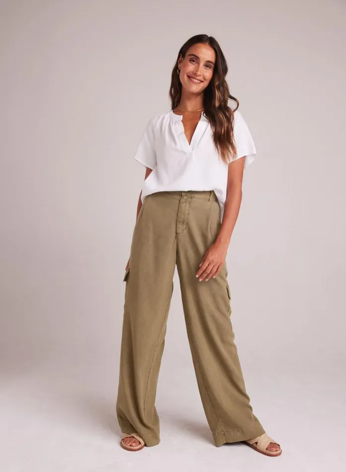 Cargo Wide Leg 8211 French Olive Women Bella Dahl Pants