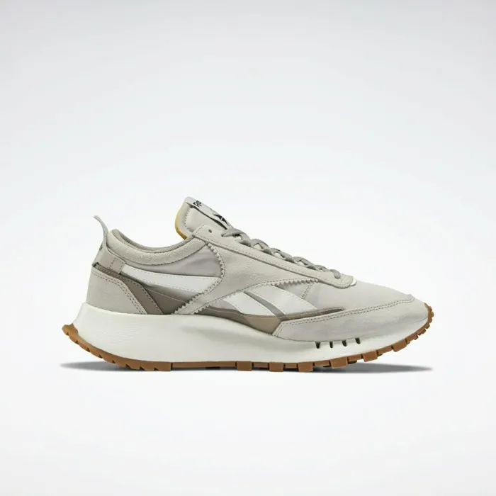 Casual Shoes MensWomens Reebok Classic Leather Legacy Shoes Sand Stone Chalk Reebok Lee 3
