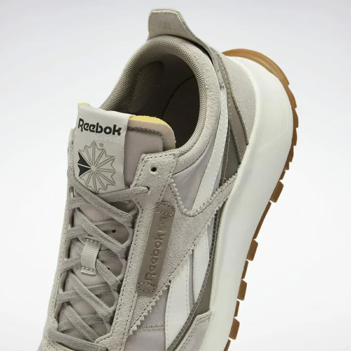 Casual Shoes MensWomens Reebok Classic Leather Legacy Shoes Sand Stone Chalk Reebok Lee 3